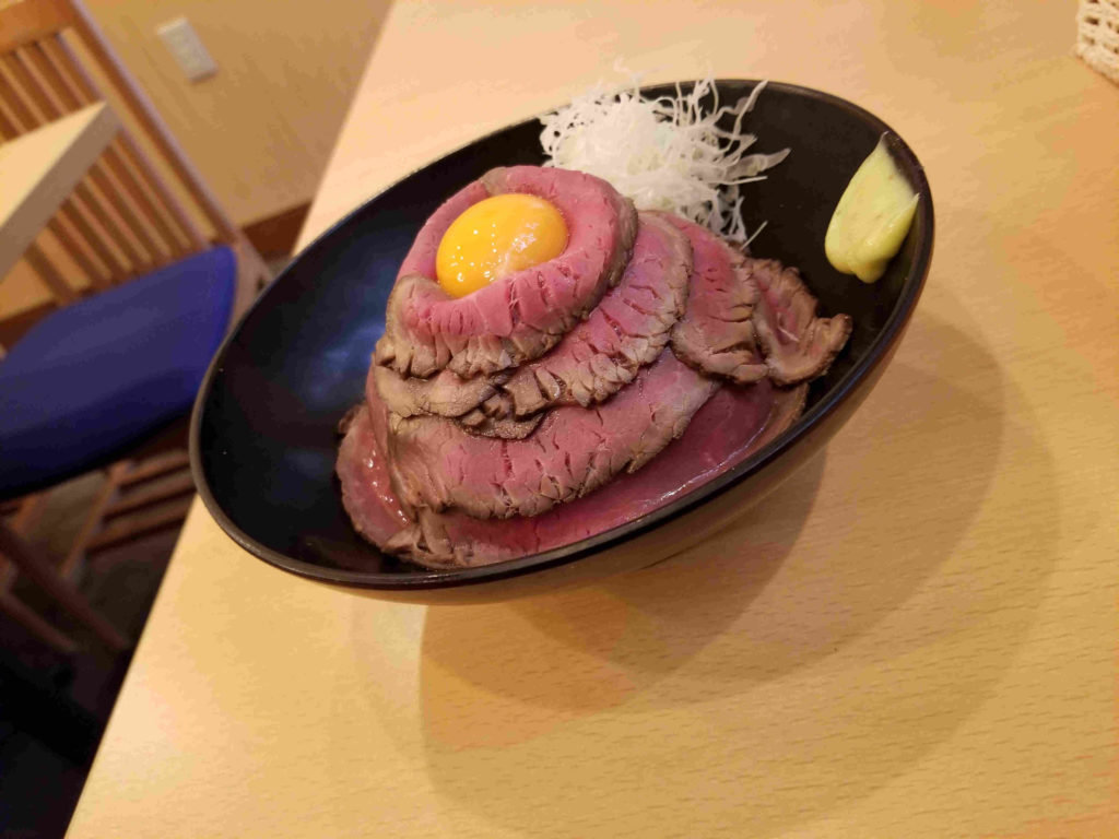 the肉丼の店レアローストビーフ丼並