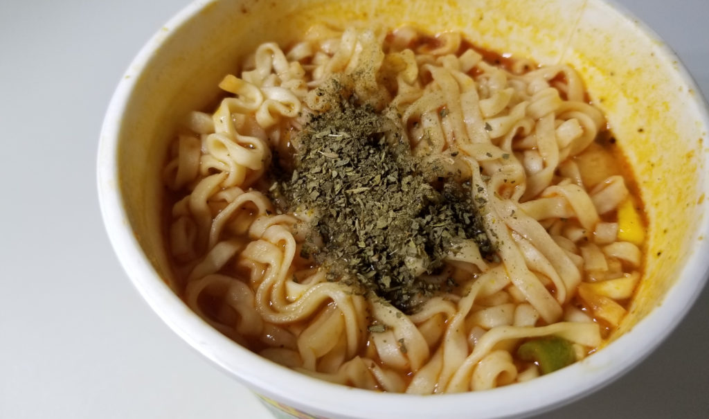 cupイタリアントマトチキン味完成２