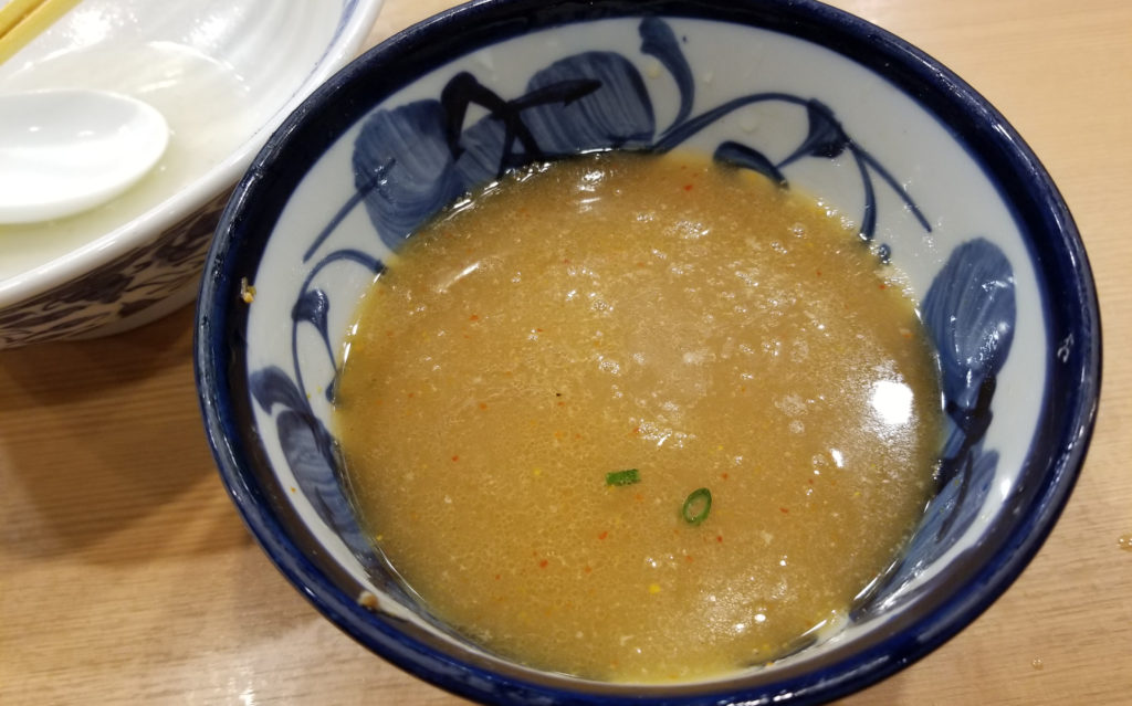 aoba昆布水つけ麺スープの昆布水割